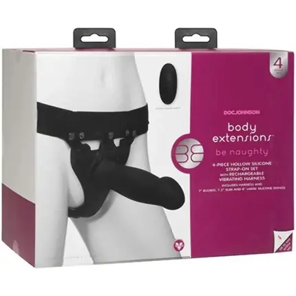 Ofertă limitată Costum Doc Johnson Body Extension Be Naughty, negru
