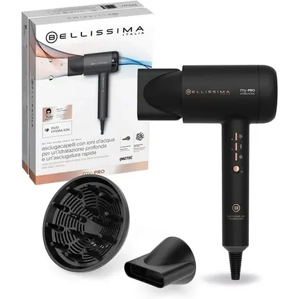 Ofertă exclusivă Uscător de păr, Bellissima My Pro Hydra Sonic, negru