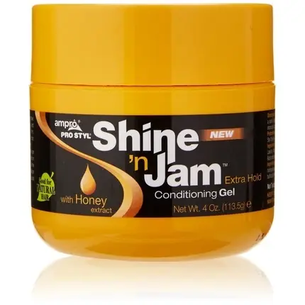 Gel de păr Proam, Shine ‘N Jam, Extra Hold 113g, galben Mai ieftin