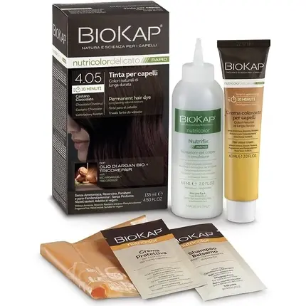 Vopsea de par, Biokap, 4.05 Maro Ciocolatiu, 180g Lichidare de stoc