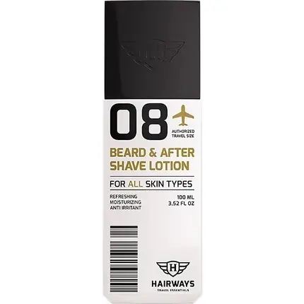 Cumpărături sigure Loțiune Aftershave, Hairways, 100ml, alb-negru