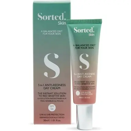 Cremă de Zi, S Sorted, Anti-Roșeață, SPF50, 30ml Reduceri