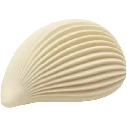 Calitate înaltă Vibrator, Iroha Kushi, crem, cu nervuri