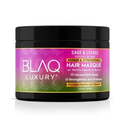 Masca de păr, Blaq Luxury, Sage & Lychee, 283g Ofertă de sezon