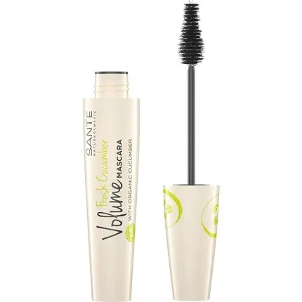 Mascara Sante Naturkosmetik Fresh Cucumber volum, negru Cel mai vândut