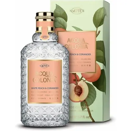 Preț redus Apă de colonie 4711 Acqua Colonia Piersică Albă și Coriandru, Transparent