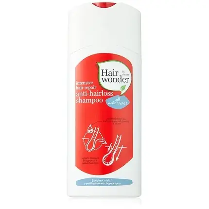 Cel mai vândut Șampon Hennaplus Hairwonder Anti-Cădere Alb 200ml