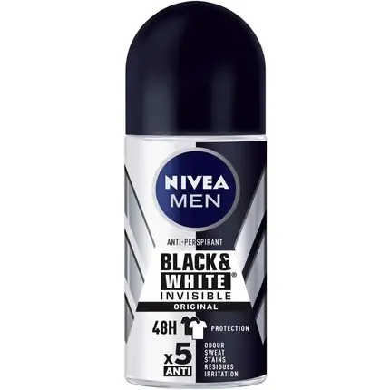 Ofertă de sezon Deodorant Nivea Men Roll-on, Negru, 50ml