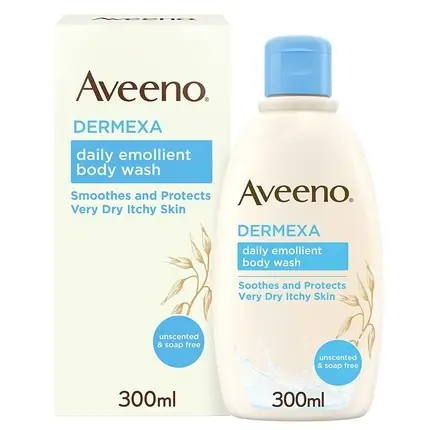 Livrare expres Gel de Duș, Aveeno Dermexa, 300ml, albastru