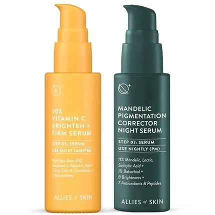 Serum Vitaminic Allies Of Skin, Brighten + Firm, 30ml, portocaliu Reducere extra