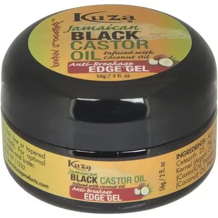Plată securizată Gel Fixare Păr, Kuza, Jamaican Black Castor Oil, 56g