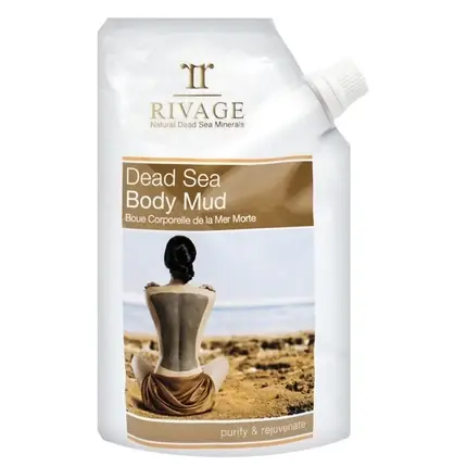 Mască corp, Rivage Natural Dead Sea, noroi 500g alb-maro Lichidare de stoc