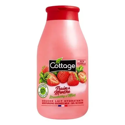 Gel de Duș Cottage, Căpșuni și Mentă, 270ml Preț mic