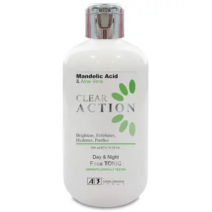 Tonic Față, A3 Clear Action, acid mandelic și aloe vera, 200ml Livrare expres