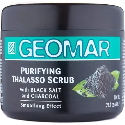 Plată securizată Scrub Facial, Geomar, Thalasso, negru