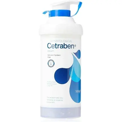 Disponibil imediat Cremă dermatologică, Cetraben, 500g, fără SLS și parabeni