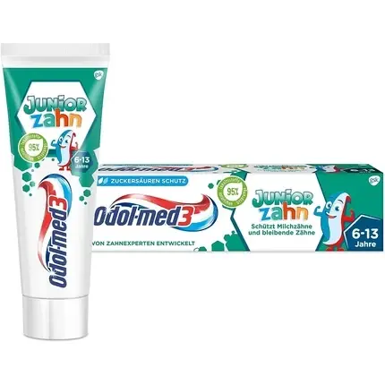 Pastă de dinți, Odol-Med3, Junior, alb-verde Livrare expres