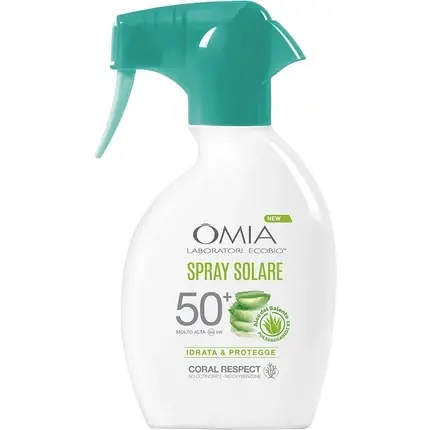 Reducere extra Spray Solar, Omia, cu Aloe Vera 200ml, verde