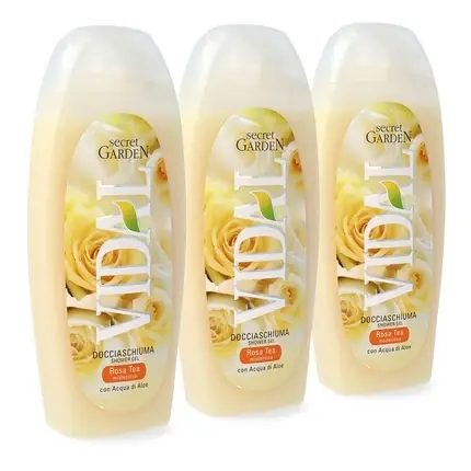 Gel de duș, Vidal, Rosa Tea, crem Ofertă de sezon