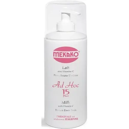 Lotiune corp, Mekako, Ad Hoc 15 Plus, alb 400ml Premium