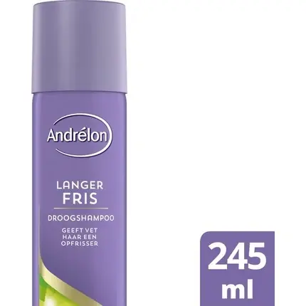 Chilipir Șampon uscat, Andrélon, Langer Fris, mov, 245 ml