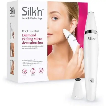 Kit curățare facială Silk‘n ReVit Essential alb Noutate