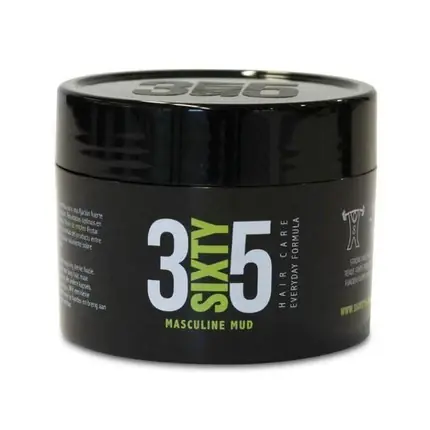 Ceară păr, 3sixty5, Masculine Mud, negru Lichidare de stoc