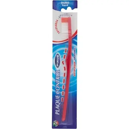 Discount Periuță dinți, Piave, Plaque Control, dură, roșie
