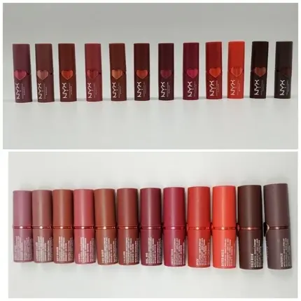 Rujuri Matte, NYX, Mini, set 12 nuanțe, ediție limitată Preț redus