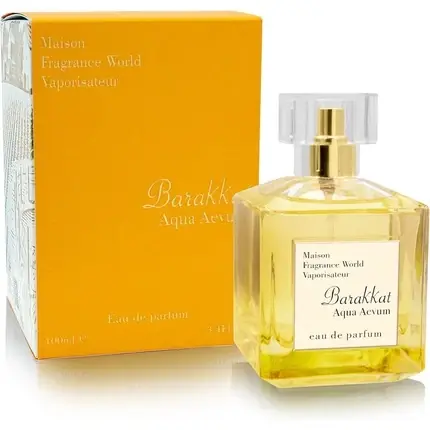 Reducere de preț Parfum Fragrance World Barakkat Aqua Aevum, 100ml, sticlă clară
