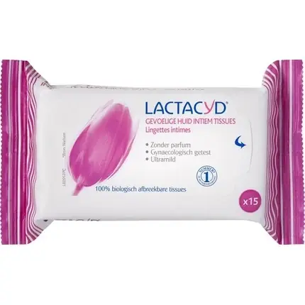 Reduceri Șervețele Intime, Lactacyd, Sensitive, 15 buc