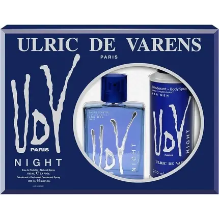 Set cadou bărbați, Ulric de Varens, Night, albastru Premium