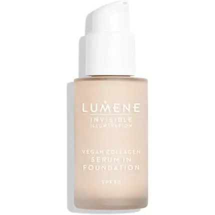 Cumpărături sigure Fond de ten, Lumene, Invisible Illumination, cu pompiță, SPF30