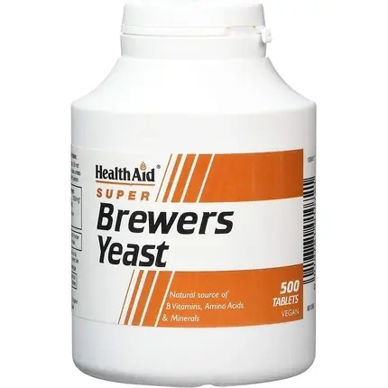 Super ofertă Tablete Nutriente, HealthAid, Brewers Yeast, alb, 500 bucăți