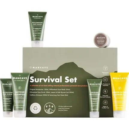 Reducere specială Set Îngrijire Bărbați, Mancave, Natural, Vegan