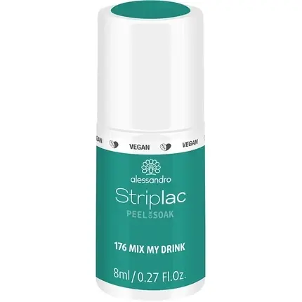Reducere Lac de unghii, Alessandro, Striplac 176, verde, 8ml
