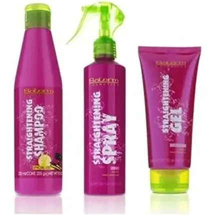 Retur ușor Șampon Salerm Straightening Roz, 250ml