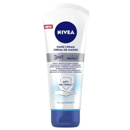 Cremă de mâini, Nivea, 3in1, antibacteriană, 100ml Doar azi