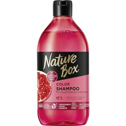 Șampon Nature Box, Color, rodie, 385ml Ieftin