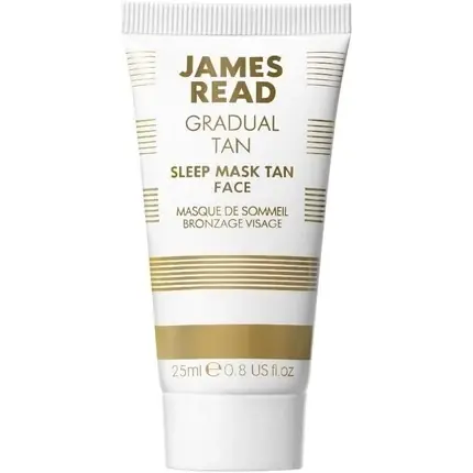Masca Față, James Read, Gradual Tan, 25ml, alb-auriu Reducere specială