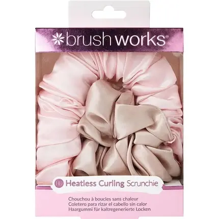 Calitate înaltă Scrunchie, Invogue, Heatless Curling, roz