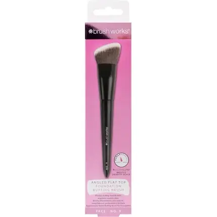 Pensulă fond de ten, Brushworks, No. 9, negru Livrare expres