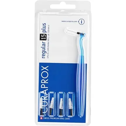 Periuțe Interdentare, Curaprox, CPS 15 Regular Plus, Alb-Albastru Nu rata