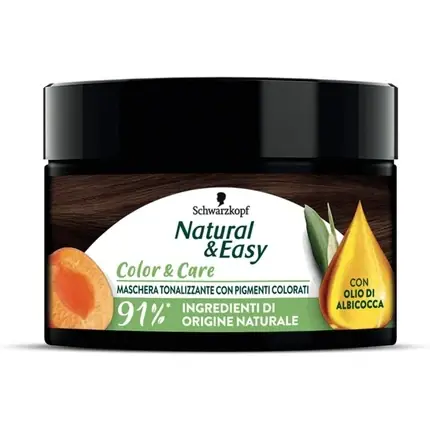 Masca par, Schwarzkopf, Natural & Easy, maro inchis Retur gratuit
