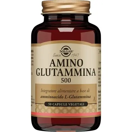 Supliment Solgar Amino Glutamina, 500mg, 50 capsule Retur gratuit