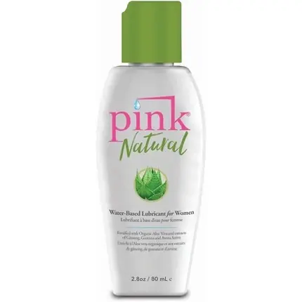Lubrifiant pe bază de apă, Pink, Natural, 80 ml Discount