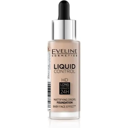 Primer, Eveline, Liquid Control, 32ml, bej nisip Plată sigură