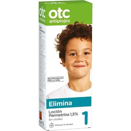 Calitate înaltă Loțiune Antipăduchi, Otc, Permetrină, 125 ml