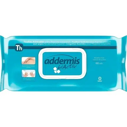 Șervețele Igienice Addermis, 60 bucăți, albastru Preț promoțional