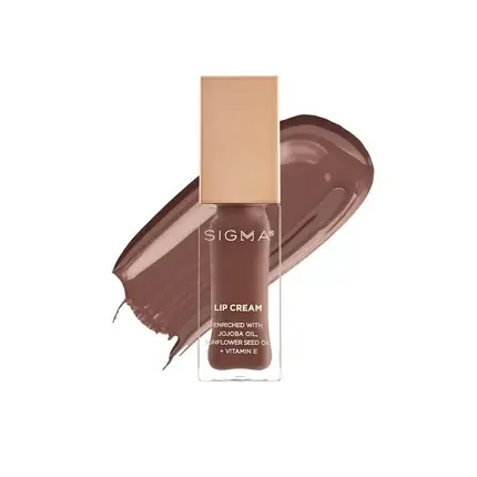 Ruj Lichid, Sigma Beauty, Lip Cream, maro Preferatul clienților